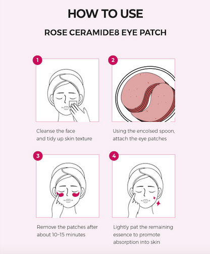 Rose Ceramide 8 Eye Patch (60pcs)